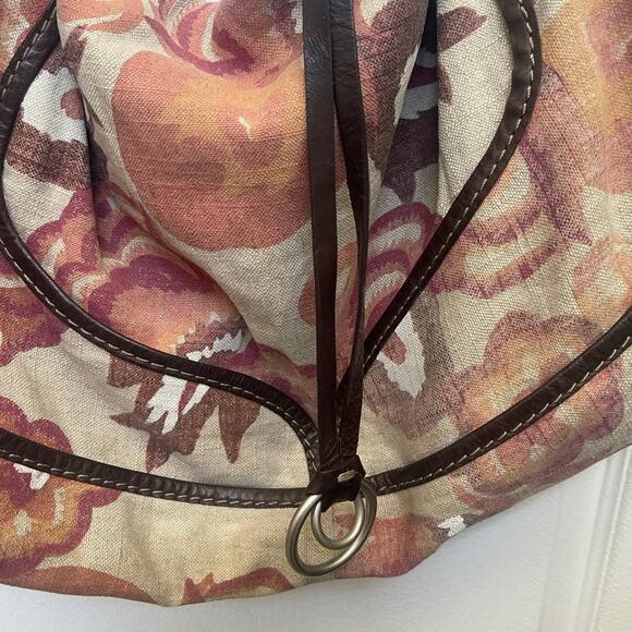 Ruehl no.925 large canvas and leather hobo bag - Picture 5 of 15